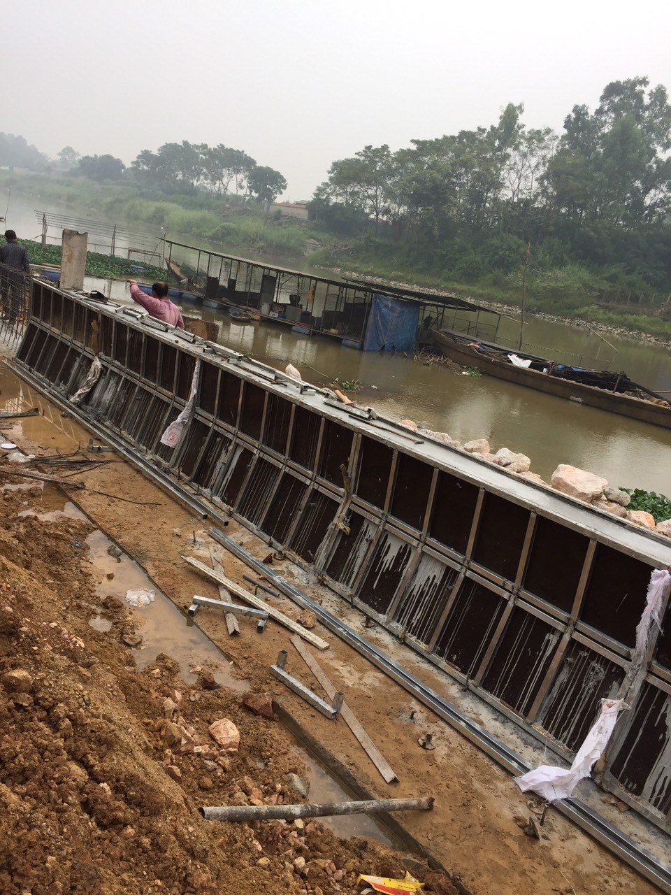 Công Trình: Xử Lý Cấp Bách Sự Cố Sạt Lở Bờ Hữu Sông Đáy Khu Vực Dân Cư Xóm 8, Xóm 9 Đến Ti