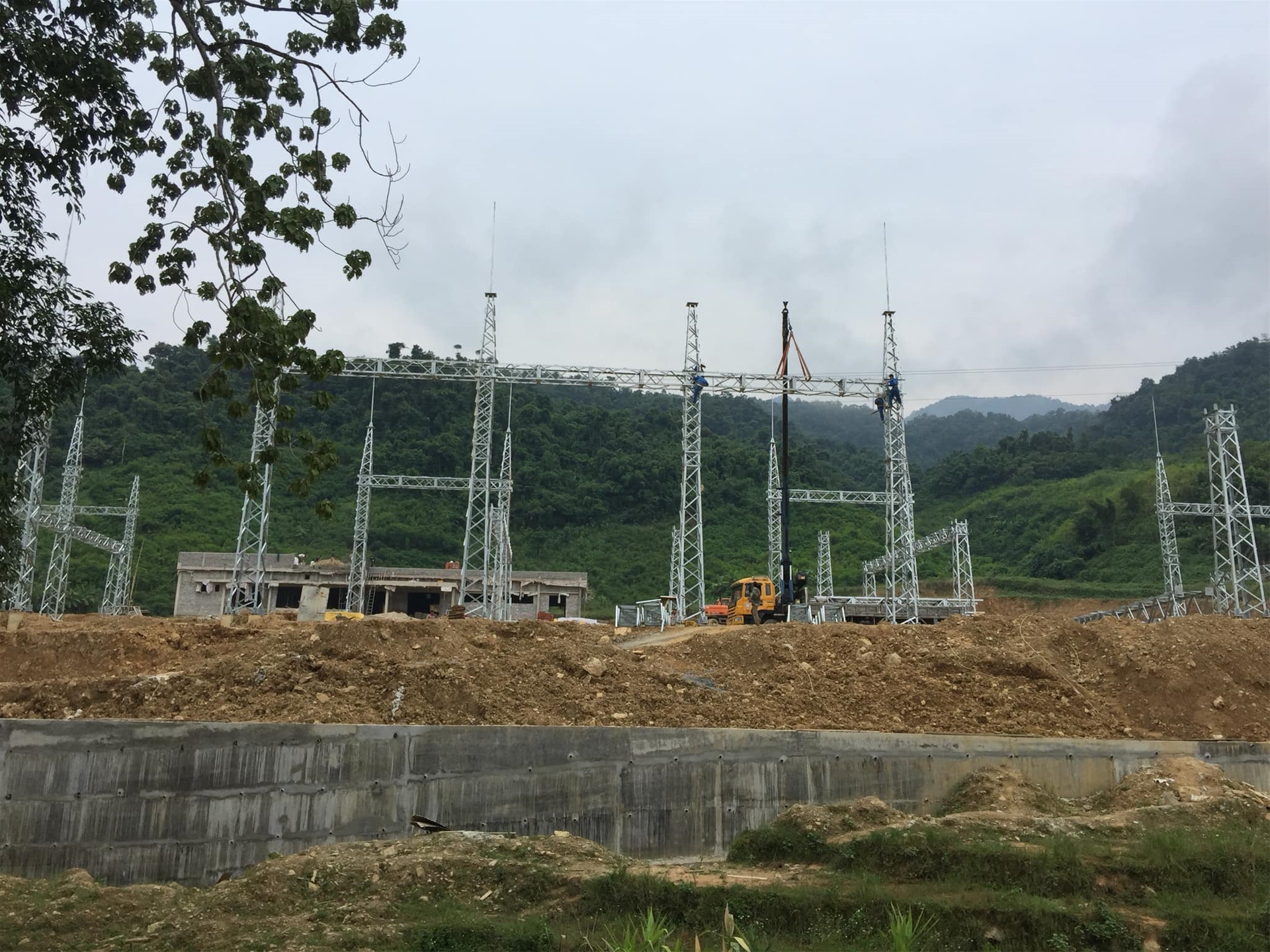 Thi Công Cọc Khoan Nhồi D600 Dự Án Trạm Biến Áp 220KV Mường Tè- Lai Châu